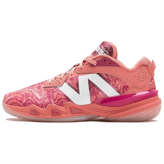 New Balance Hesi Low V2 Low Top Basketball Shoes Men's Pink NBPEFS103P - фото 602246