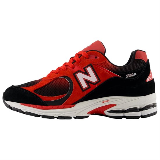 New Balance NB 2002R Anti Slip Wear Resistant Low Top Casual Running Shoes Men's Red Black U2002RZA - фото 602320