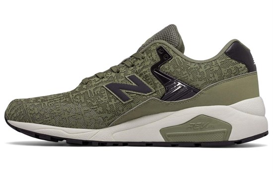 New Balance NB 580 Cushioning Anti Slip Wear Resistant Breathability Low Top Running Shoes Men's Army Green MRT580XE - фото 602419