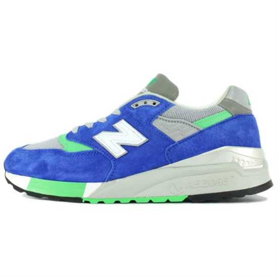 New Balance NB 998 Cushioning Wear Resistant Low Top Running Shoes Men's Blue M998JC5 - фото 602497
