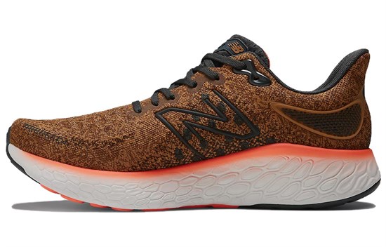 New Balance NB Fresh Foam X 1080v12 Find Your Start Cushioning Slip Resistant Low Top Running Shoes Men's Orange Black M108012A - фото 602562
