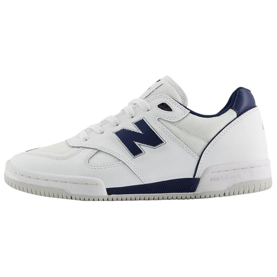 New Balance NB Numeric Tom Knox 600 Anti Slip Wear Resistant Low Top Skateboard Shoes Men's White Blue NM600TTN - фото 602645