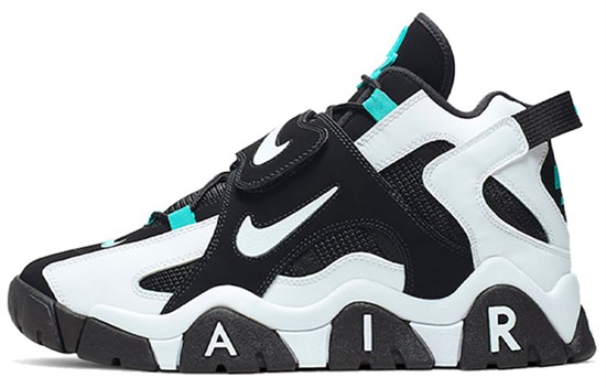 Nike Air Barrage Mid Shoes Black/White Cabana AT7847-001 - фото 602853