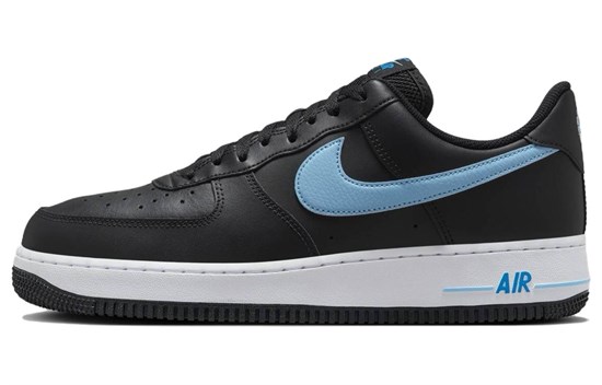 Nike Air Force 1 '07 Low Black University Blue HF3839-001 - фото 602979