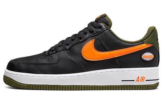 Nike Air Force 1 Low Hoops Black University Gold DH7440-001 - фото 603388