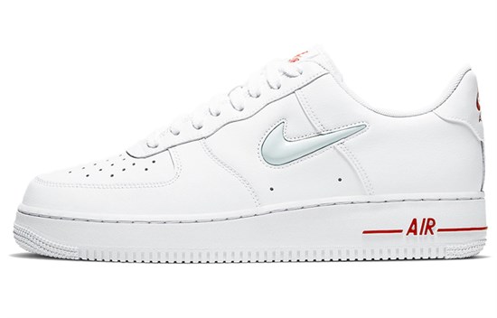 Nike Air Force 1 Low Jewel White Grey Red CT3438-100 - фото 603399