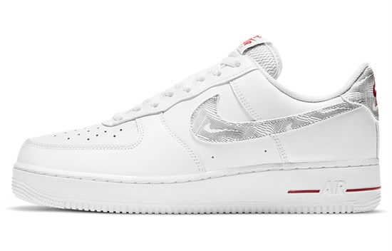 Nike Air Force 1 Low Topography Pack White University Red DH3941-100 - фото 603590