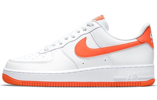 Nike Air Force 1 Low White Orange 2021 DC2911-101 - фото 603638