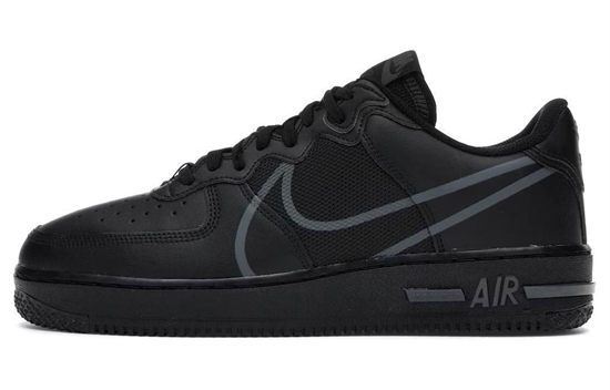 Nike Air Force 1 React Black Anthracite CT1020-002 - фото 603746