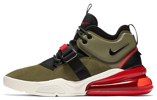Nike Air Force 270 Medium Olive/Challenge Red AH6772-200 - фото 603800
