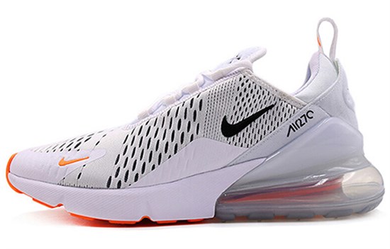 Nike Air Max 270 White Black Total Orange AH8050-106 - фото 604392