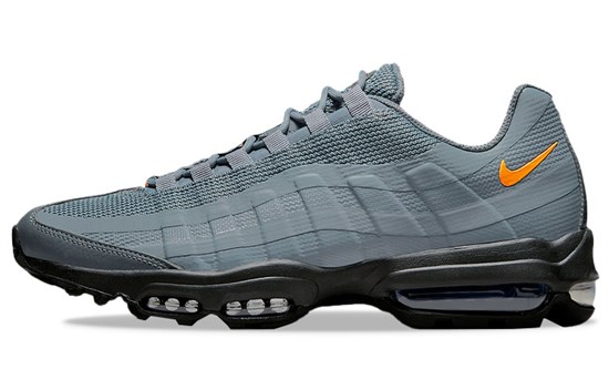 Nike Air Max 95 Cushioning Anti Slip And Wear Resistant Low Top Air Cushion Running Shoes Men's Gray Orange DX2658-002 - фото 604760