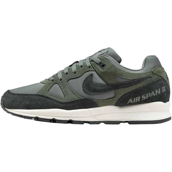 Nike Air Span 2 Cushioning Lightweight Low Top Casual Shoes Men's Gray Green BQ6052-300 - фото 605968