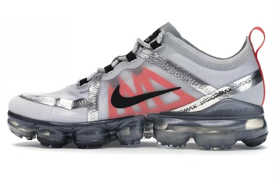 Nike Air VaporMax 2019 Pure Platinum Team Orange AR6631-003 - фото 606073
