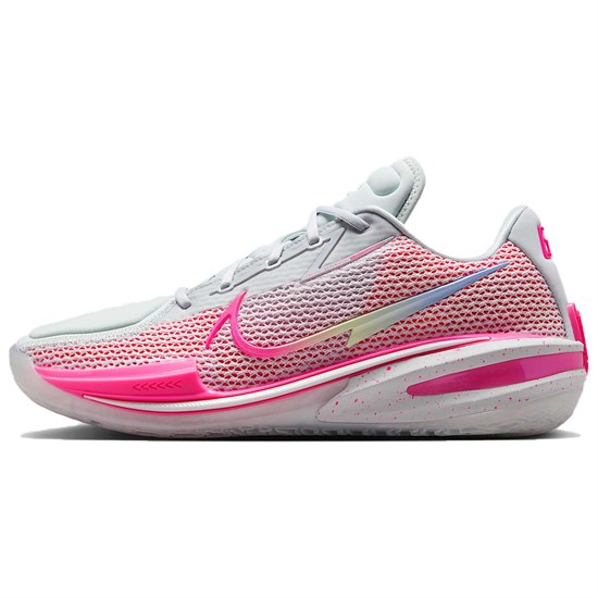 Nike Air Zoom G.T. Cut 1 Anti Slip Wear Resistant Low Top Basketball Shoes Men's White Pink pz-377033000934858328 - фото 606251