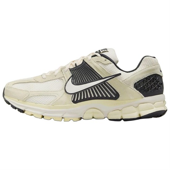 Nike Air Zoom Vomero 5 Anti Slip Wear Resistant Low Top Running Shoes Men's Beige White Black HF1553-701 - фото 606741