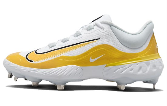 Nike Alpha Huarache Elite 4 Low Tb 'White Amarillo' DR6851-100 - фото 606845