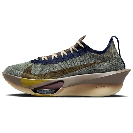 Nike Alphafly 3 Premium Slip Resistant Breathable Low Top Running Shoes Men's Blue Gray Light Khaki Brown HV4318-320 - фото 606892