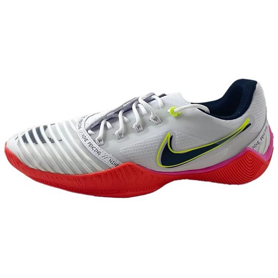 Nike Anti Slip Wear Resistant Low Top Training Shoes Men's White Red DJ4470-121 - фото 607010