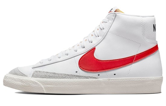 Nike Blazer Mid 77 Vintage Mismatched Swoosh Blue Red BQ6806-117 - фото 607102