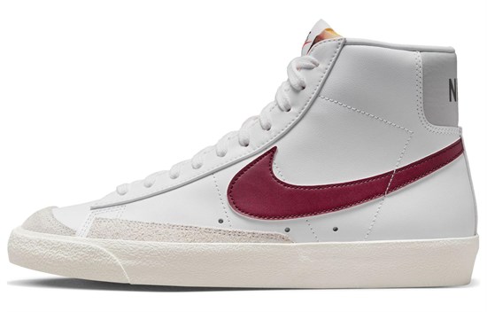 Nike Blazer Mid 77 Vintage White Dark Beetroot Grey Fog Black BQ6806-120 - фото 607120