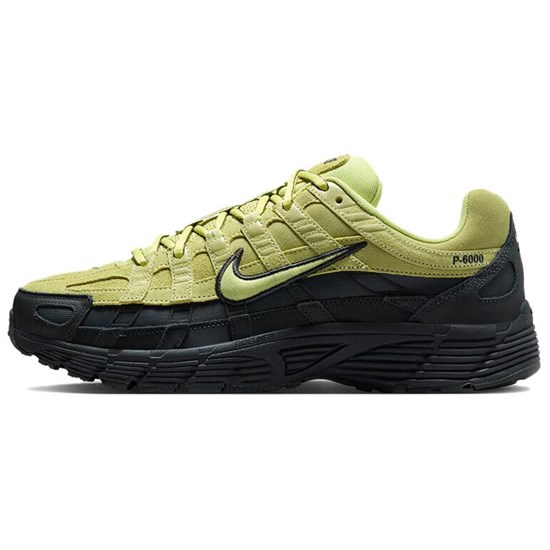 Nike Breathable And Lightweight Low Top Training Running Shoes Men's Black Green IF0668-300 - фото 607177