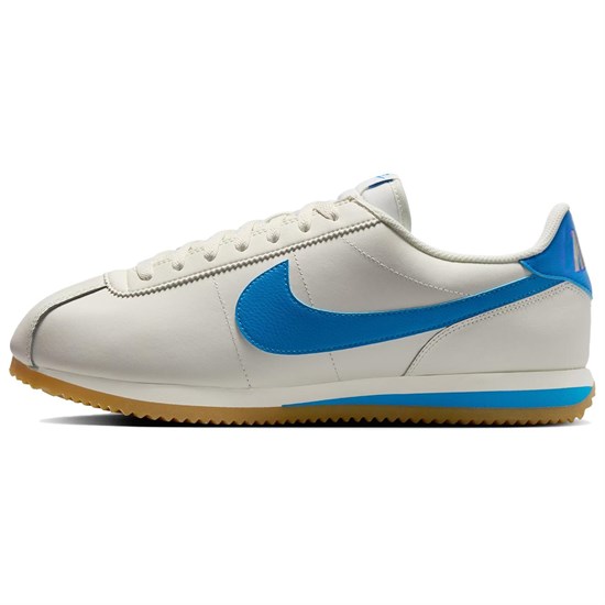 Nike Cortez Leather Sail Gum Yellow Light Photo Blue DM4044-112 - фото 607302
