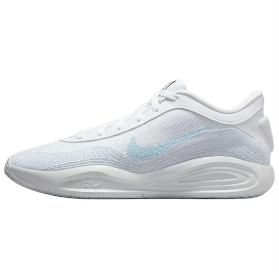 Nike Cushioning Breathable Low Top Basketball Shoes Men's White FJ7791-101 - фото 607523