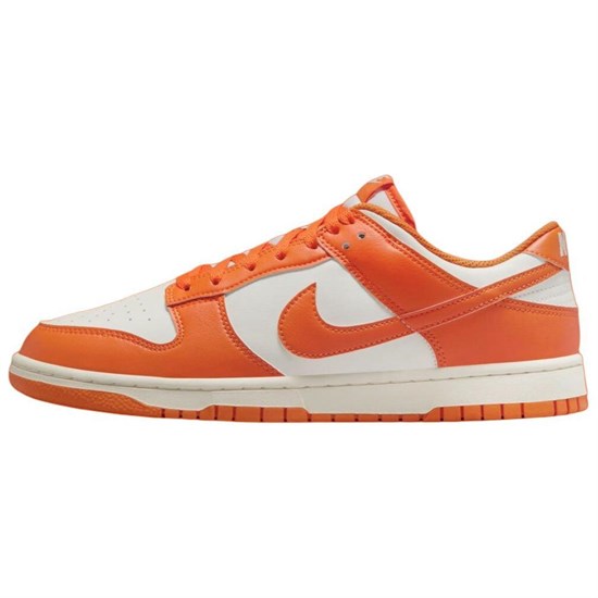 Nike Dunk Anti Slip Wear Resistant Low Top Skateboard Shoes Men's White Orange HF5441-106 - фото 607624