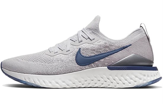 Nike Epic React Flyknit 2 Vast Grey Coastal Blue BQ8928-015 - фото 607906