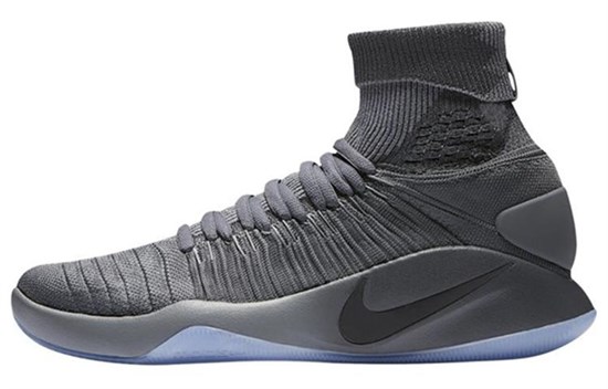 Nike Hyperdunk 2016 Flyknit Dark Grey 843390-002 - фото 608407