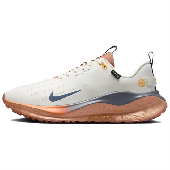 Nike InfinityRN 4 Slip Resistant Water Resistant Low Top Running Shoes Men's White Orange HQ0265-100 - фото 608531