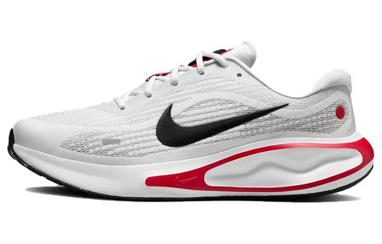 Nike Journey Run White Fire Red Cement Grey Black FN0228-103 - фото 608649
