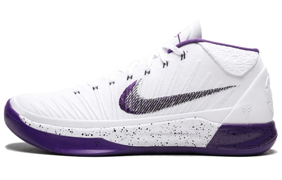 Nike Kobe A.D. Mid Baseline White Court Purple 922482-100 - фото 609235