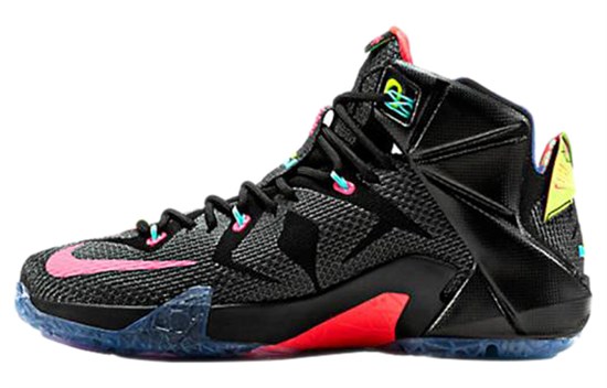 Nike Lebron 12 Ep Data James 'Black Red' 707781-068 - фото 609645