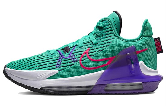 Nike LeBron Witness 6 Clear Emerald Wild Berry CZ4052-300 - фото 610132