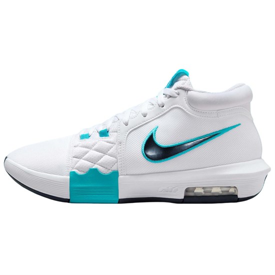 Nike LeBron Witness 8 White Dusty Cactus Obsidian HQ2139-101 - фото 610189