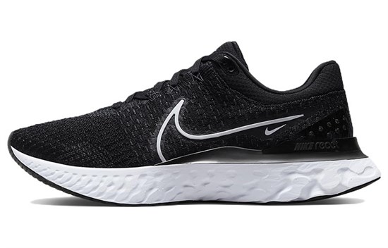 Nike React Infinity Run Flyknit 3 Black White DH5392-001 - фото 610851