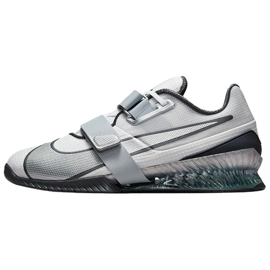 Nike Romaleos 4 Anti Slip Wear Resistant Low Top Training Shoes Men's White FZ8663-100 - фото 611050