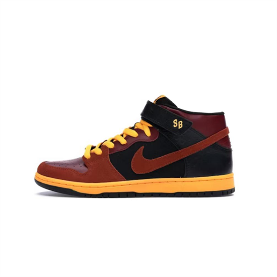 Nike Sb Dunk Mid Ostrich Team Red 314383-680 - фото 611321