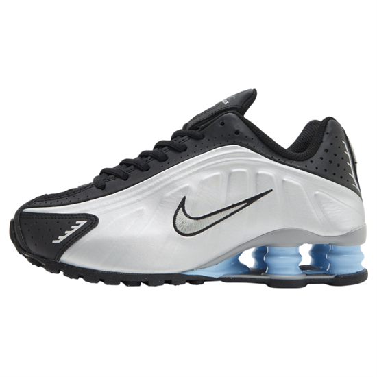 Nike Shox R4 Metallic Silver Black Psychic Blue HQ1988-004 - фото 611505