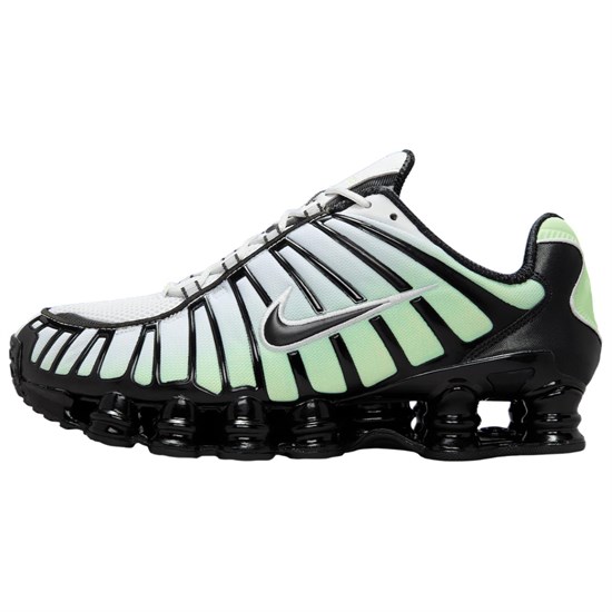 Nike Shox TL Series Anti Slip Wear Resistant Low Top Casual Running Shoes Men's Mist Green, Black AV3595-300 - фото 611535
