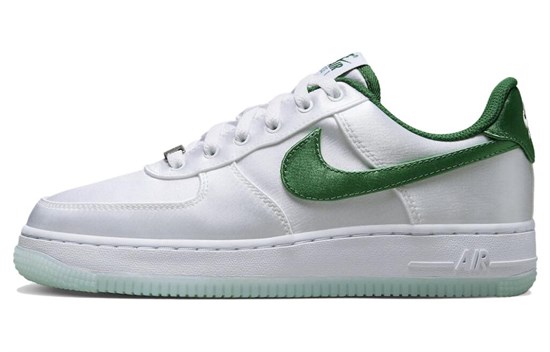 Nike Air Force 1 Low '07 Satin White Pine Green Women's DX6541-101 - фото 612872