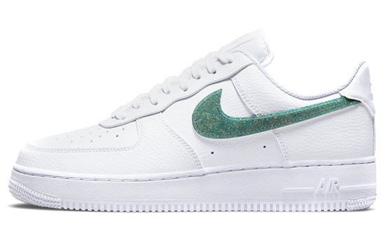 Nike Air Force 1 Low Glitter Swoosh Green Women's DH4407-100 - фото 612970