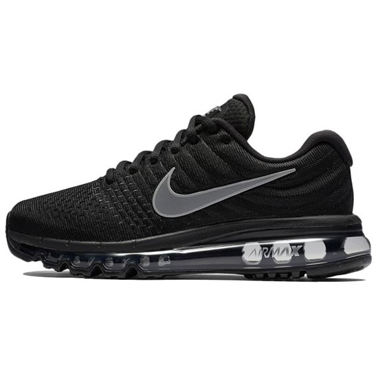 Nike Air Max 2017 Low Top Casual Running Shoes Women's Black Gray 849560-001 - фото 613519
