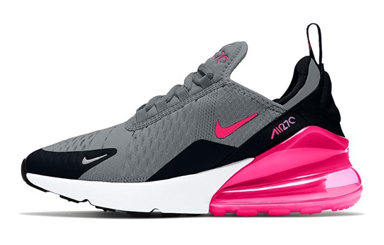Nike Air Max 270 Smoke Grey Hyper Pink GS 943345-031 - фото 613594