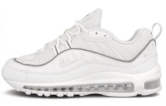 Nike Air Max 98 Triple White Women's AH6799-114 - фото 614034