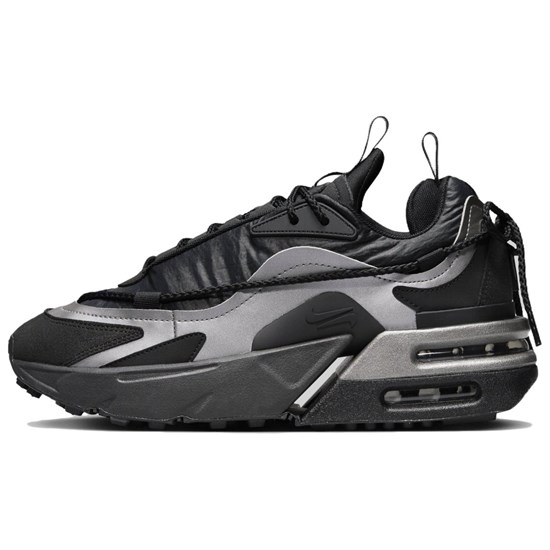 Nike Air Max Furyosa Cushioning Anti Slip Wear Resistant Breathability Low Top Casual Running Shoes Women's Black HJ4319-001 - фото 614384