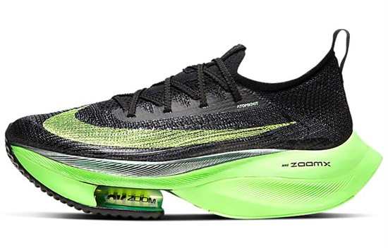 Nike Air Zoom Alphafly Next% Black Electric Green Women's CZ1514-400 - фото 615024