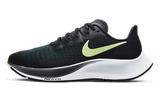 Nike Air Zoom Pegasus 37 Black Valerian Blue Ghost Green Women's BQ9647-001 - фото 615108
